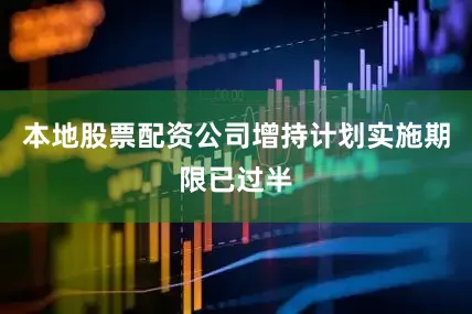 本地股票配资公司增持计划实施期限已过半